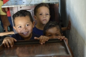 In South America, Charity United has provided food, clothing, shelter, security, and free classes to children affected by the economic crisis in that country. We have also funded and supported teacher training to provide higher-quality education for these children.