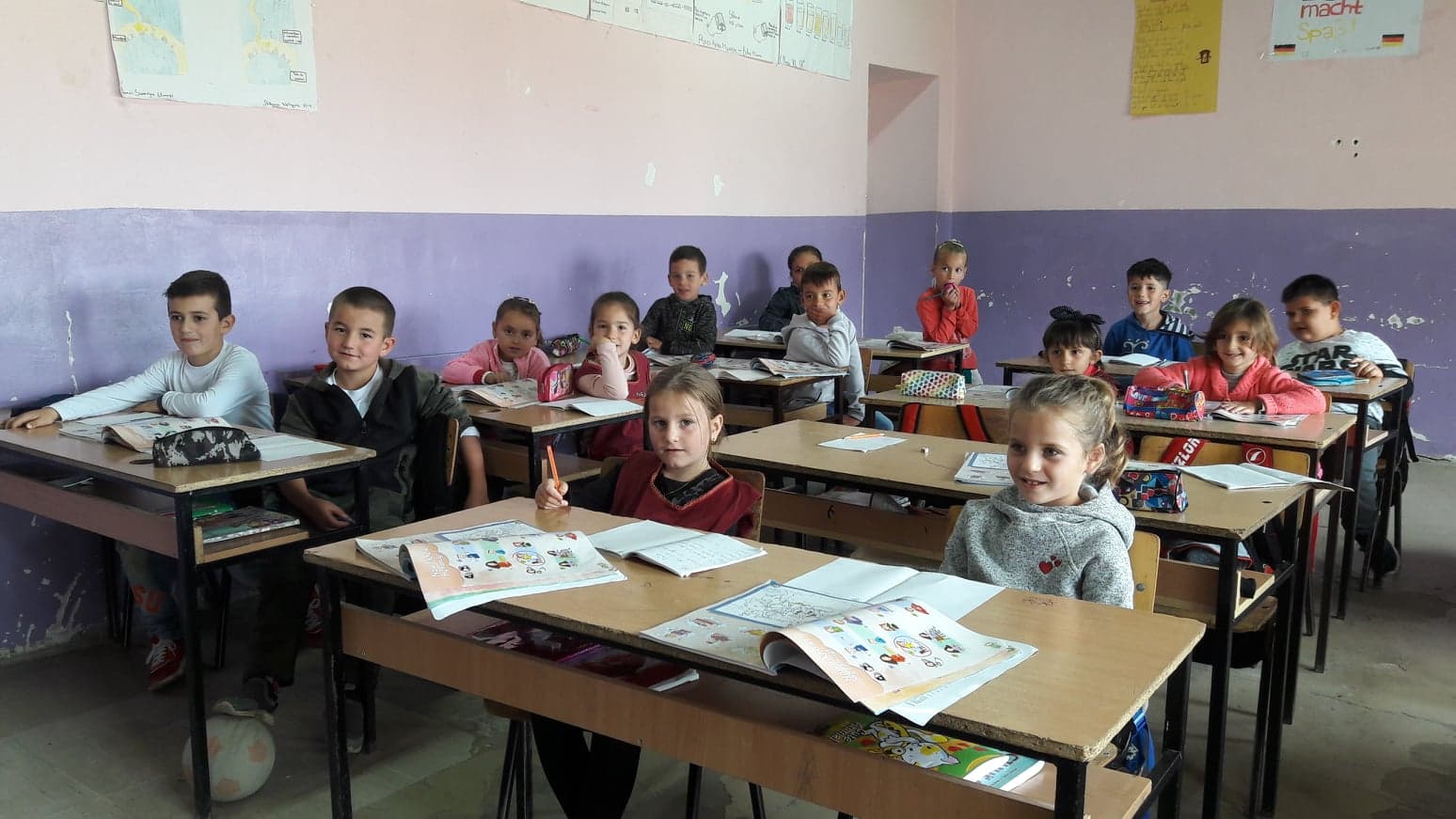 Albanian Village School Children